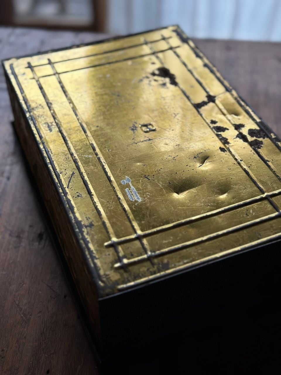 ショコラムニエのTIN缶 CHOCOLAT MENIER 長方形 | Brocante de La