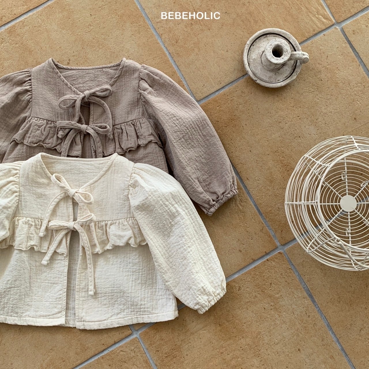 【即納】bebeholic / ribbon cardigan