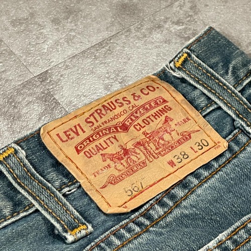 【W38 L30】 メキシコ製 usa levi's リーバイス 567 詳細写真3