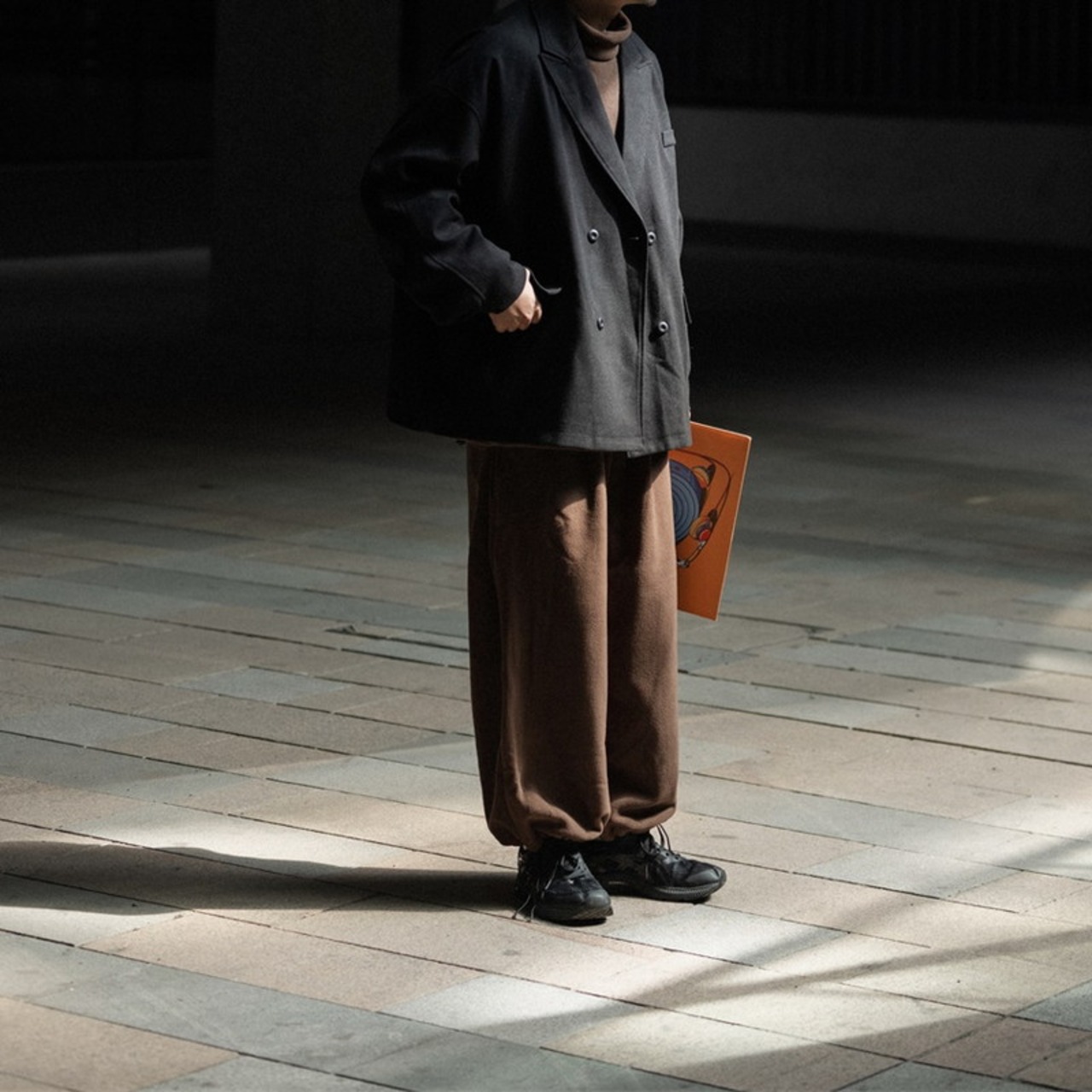 カジュアルハンサムダブルジャケットコート　976