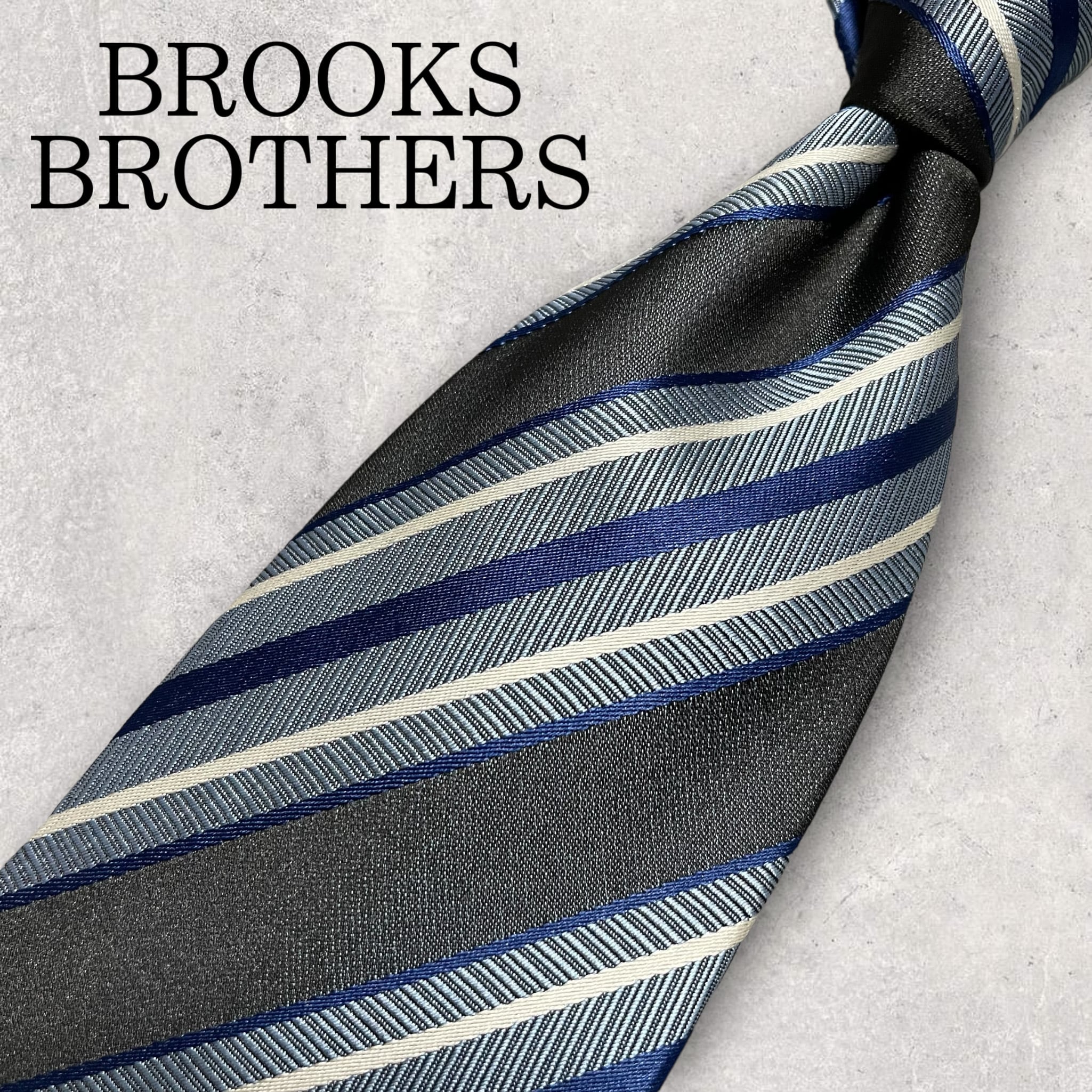 売れ筋介護用品も！ Brooks Brothers 花小紋 ネクタイ 米国製