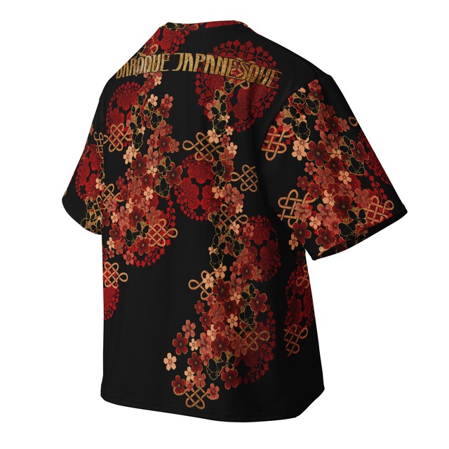 和紋様装飾　桜蝶　和柄ユニセックス 180G Performance Tシャツ