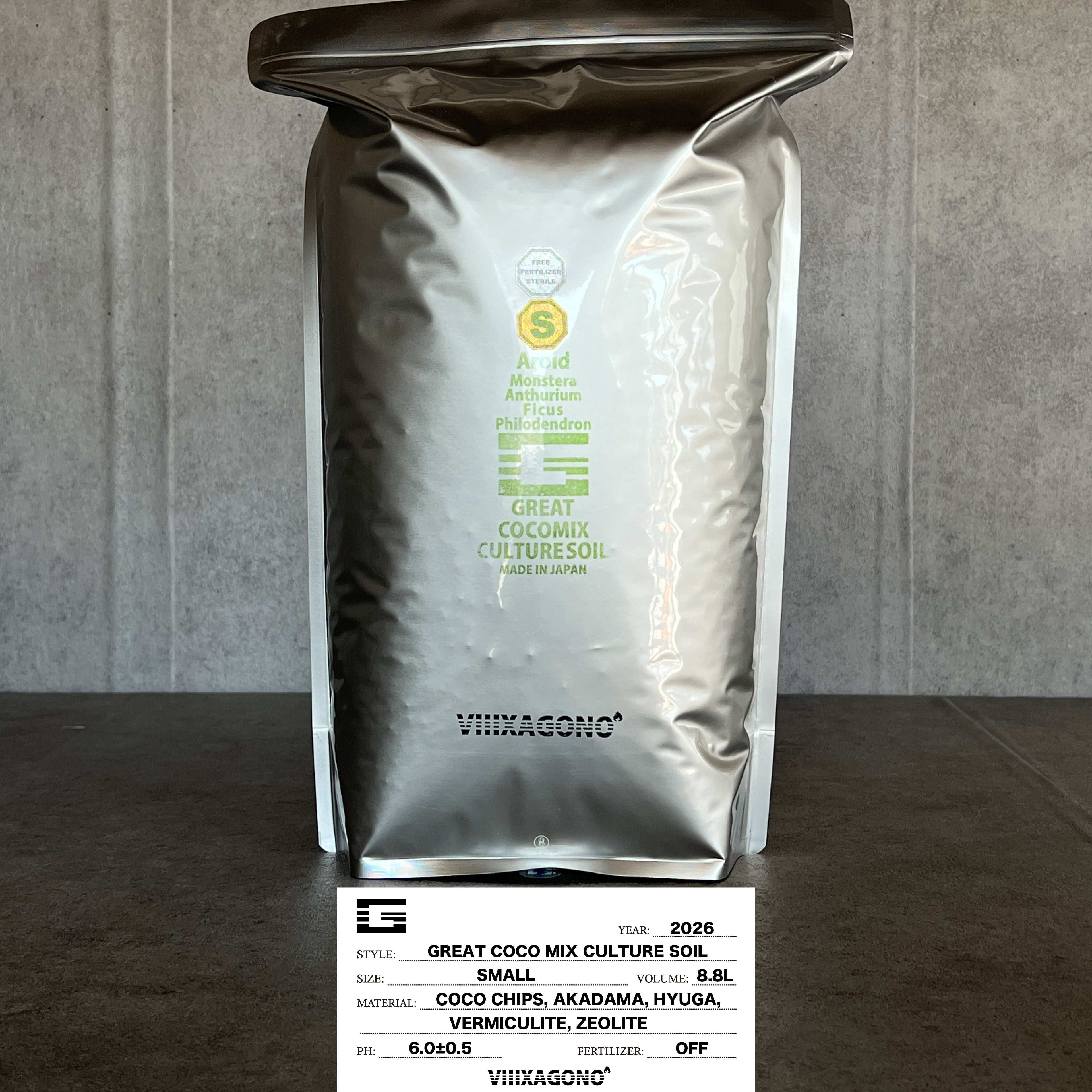 GREAT CUSTOMIZED SOIL FREE SIZE FULL ORDERF 30L | VIIIXAGONO