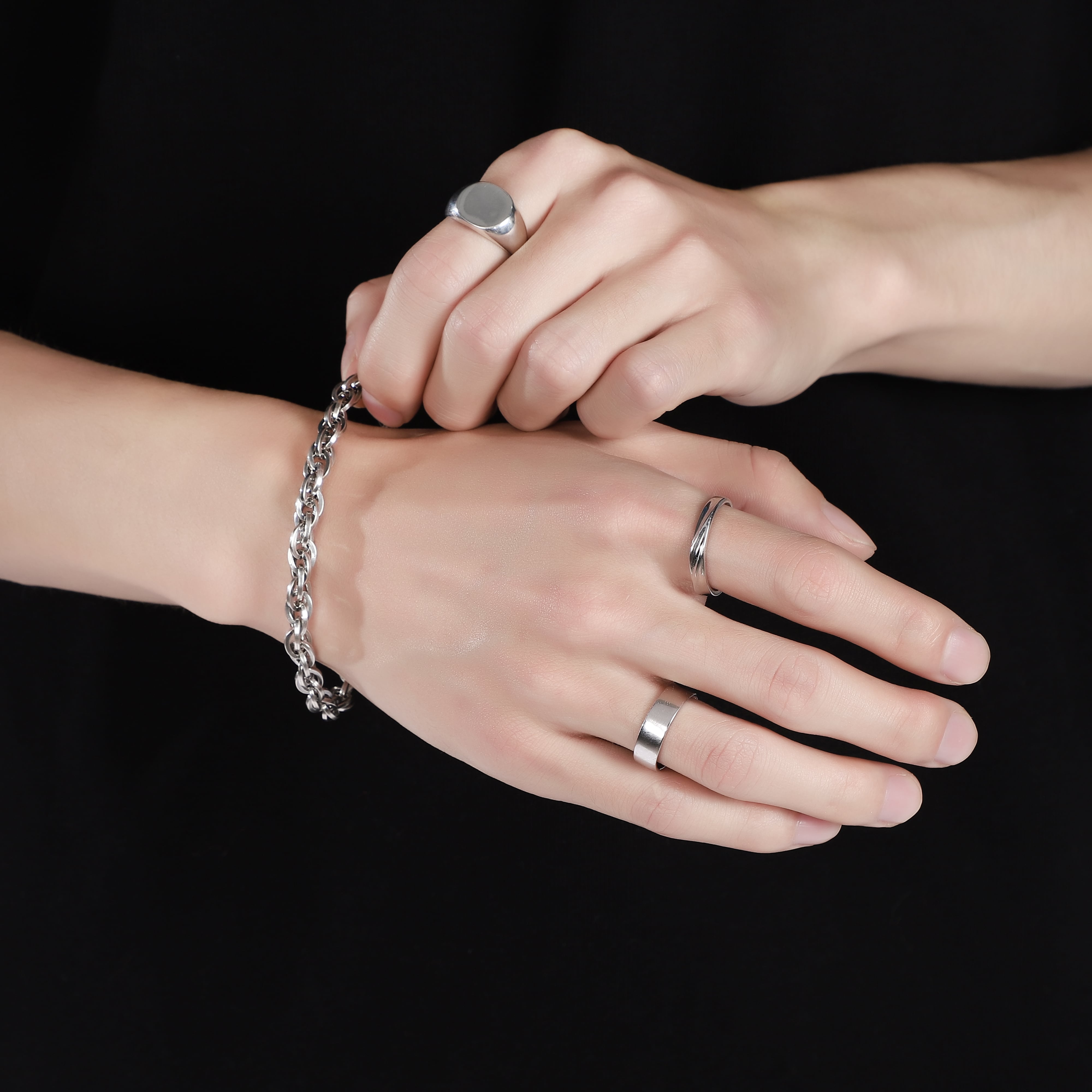 hook chain bracelet (B14) | Wanna shop