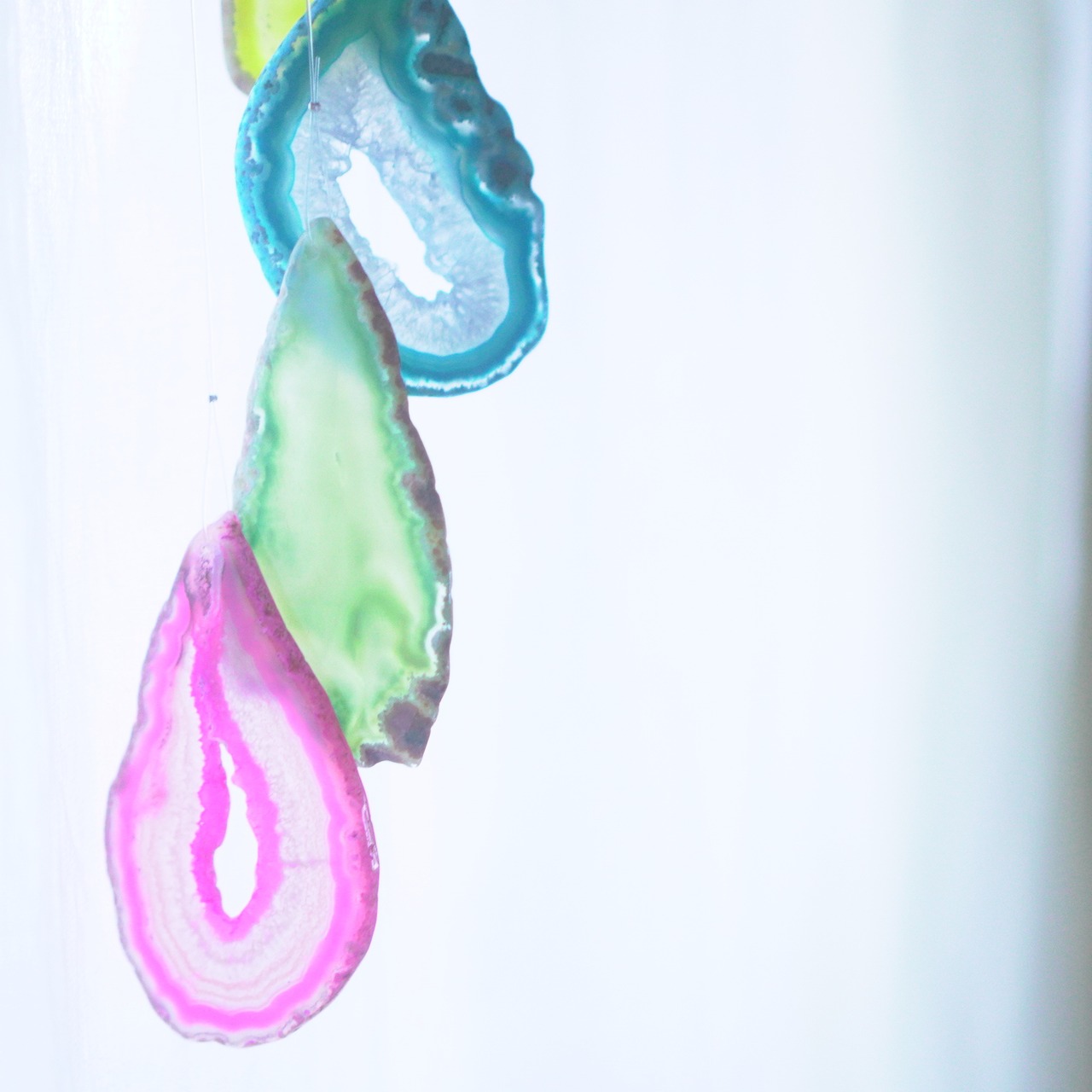 Rainbow Beach 09 - アゲートヒーリングチャイム / Agate Sun Catcher Wind Chime 954