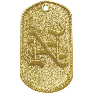 【AFO】FIRE FLAME DOG TAG PENDANT【GOLD】ドッグタグ ペンダント / ヘッド・チェーンセット【ゆうパケット配送対象商品】