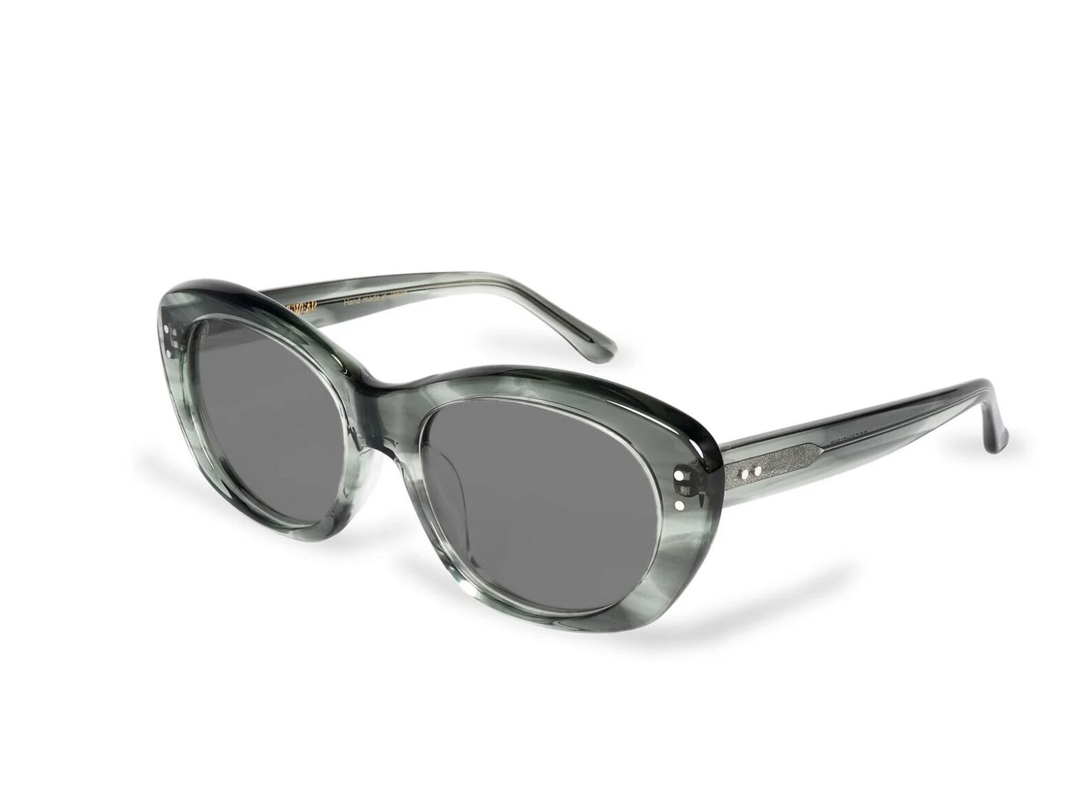 EVILACT eyewear:〈HENDERSON〉coffee havana / green lens | LICKS