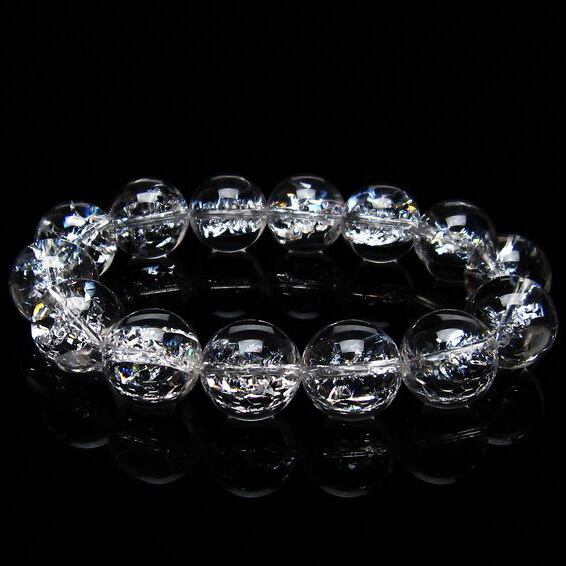 アイリスクォーツ 水晶 ブレスレット 16mm  おまかせ便 111-20227