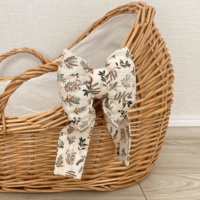 【即納】りぼん（リーフ柄）