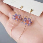 夕暮れの夏水仙 | Resurrection Lily Dangle Earrings