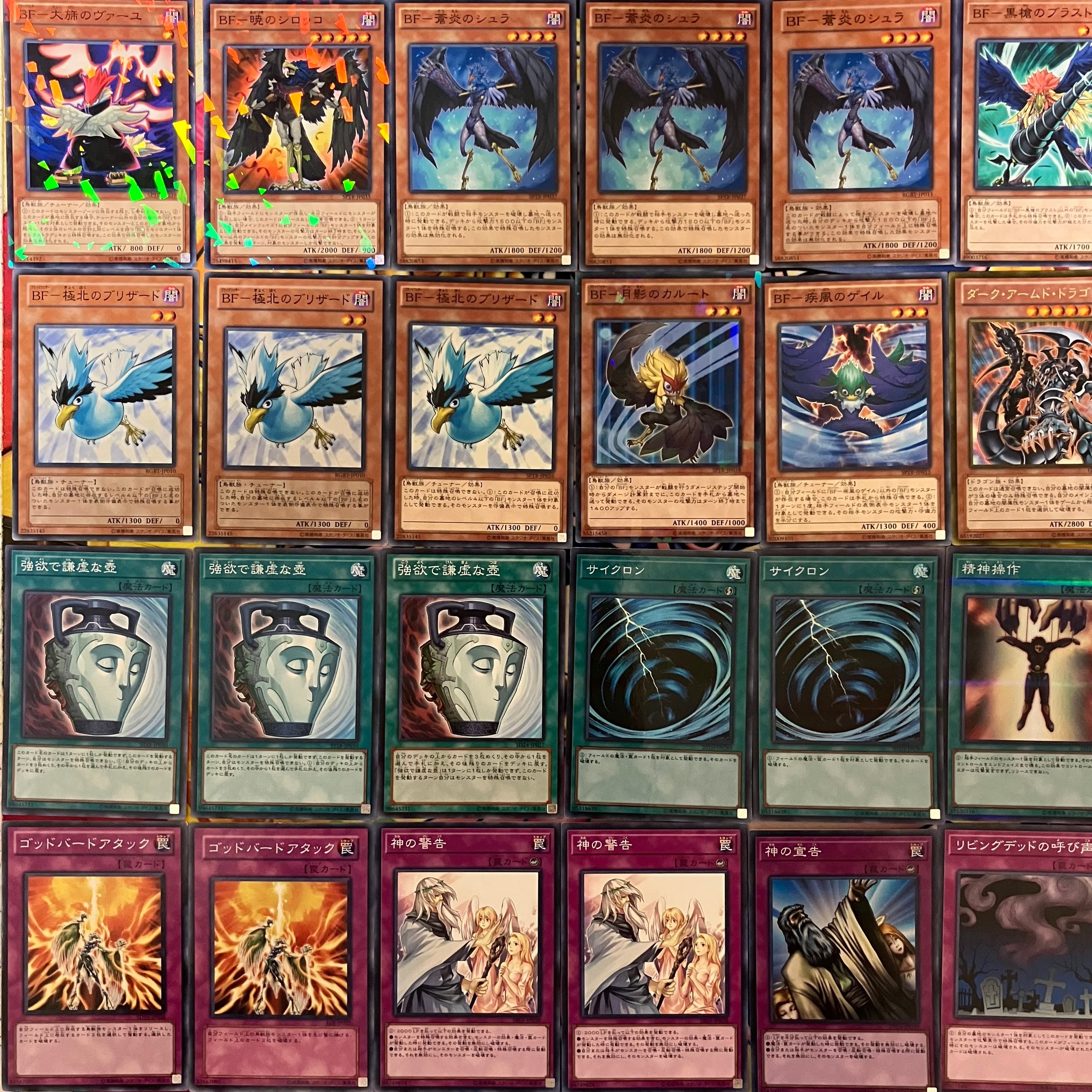 遊戯王【１１０３環境‼️ゲートボール構築‼️】旋風BFデッキ 40枚 1103環境 旋風BF デッキ 遊戯王 ゲートボール | mishoptcg