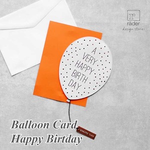 バースデーカード Balloon Card   #874