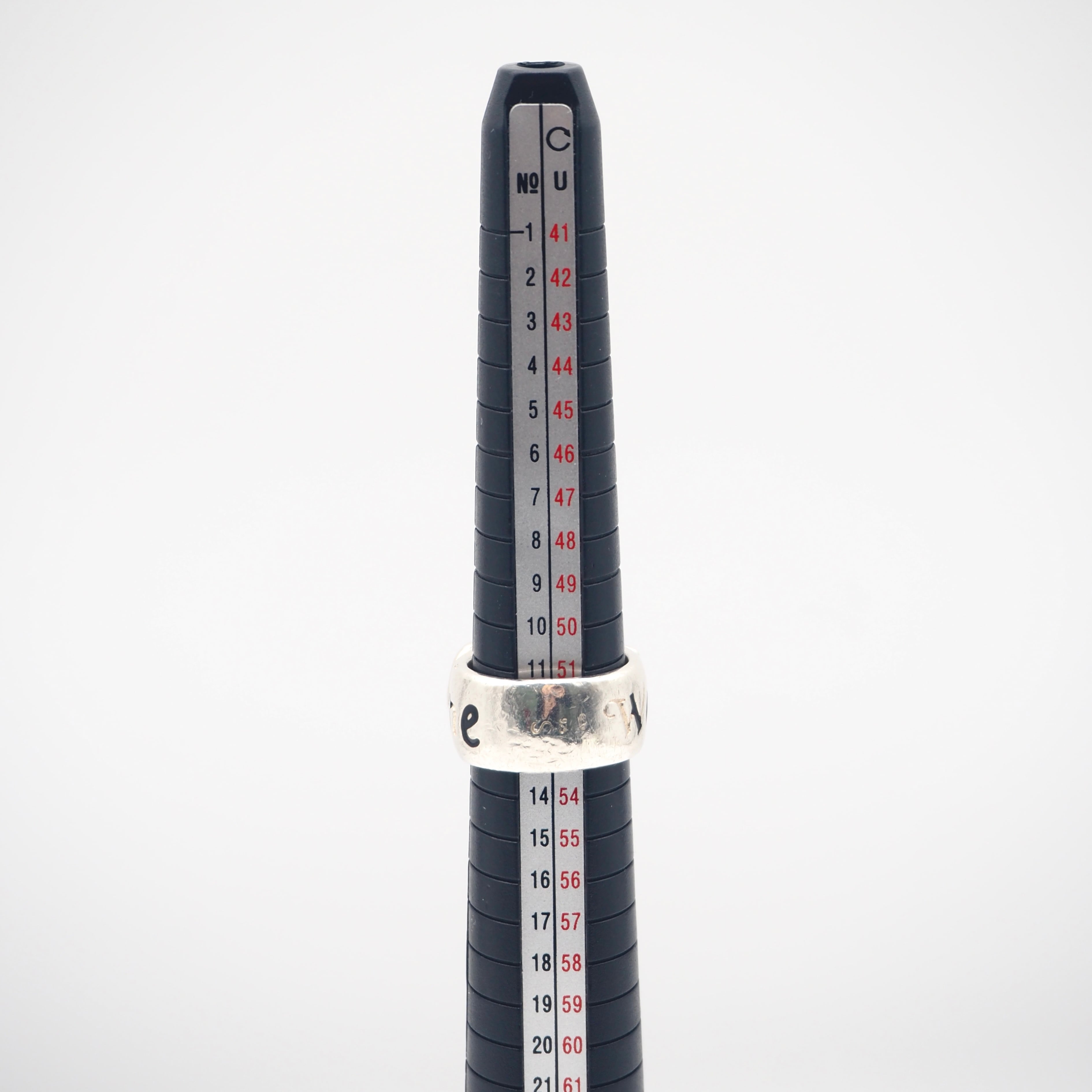 現行品】Vivienne Westwood 約12号 ベルトリング シルバー925