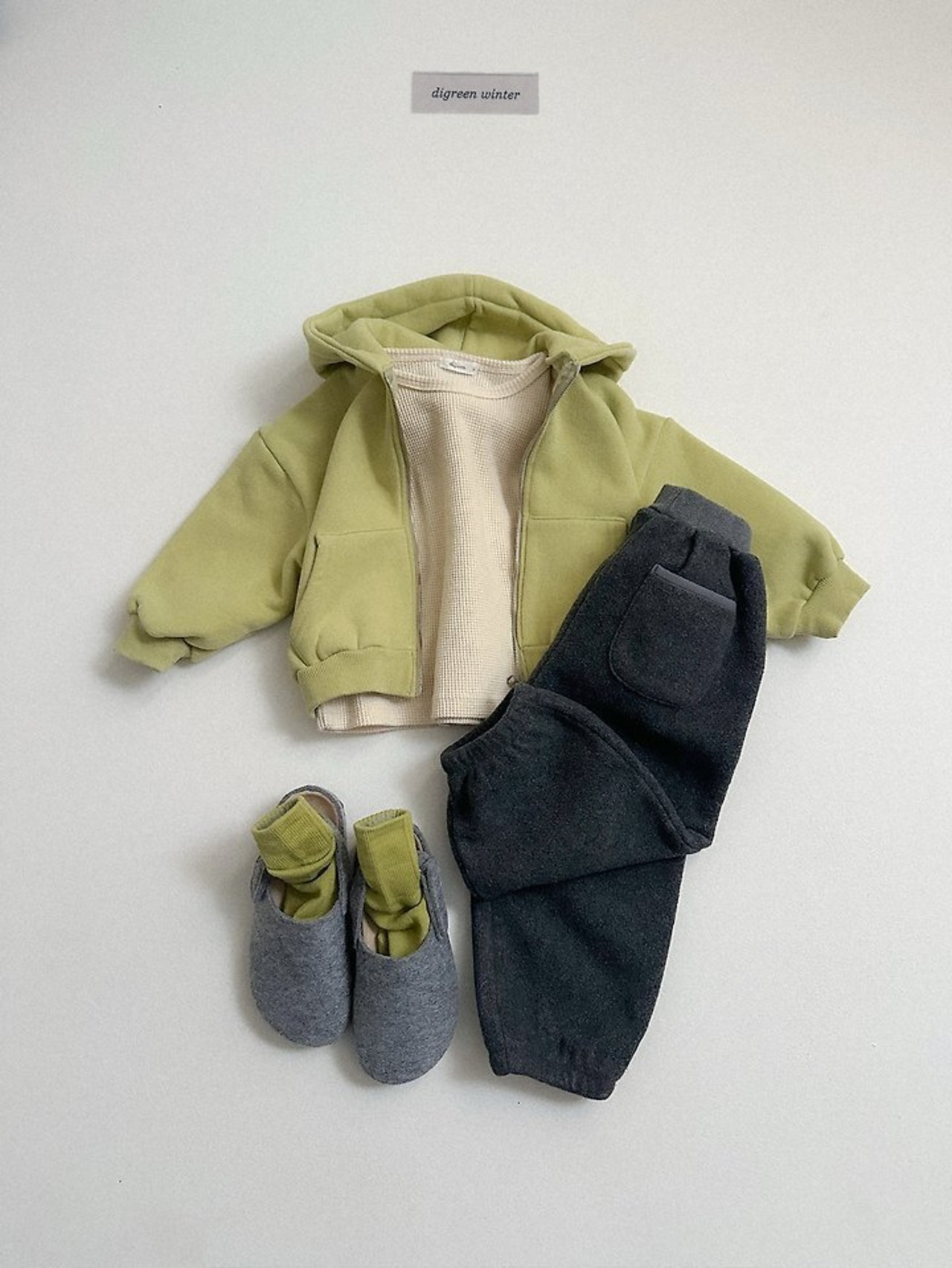 〖取寄〗韓国子供服 / 26winter / Digreen / デュアルリブソックス(タンブラックセット) / キッズ / 冬服 *S~XL*
