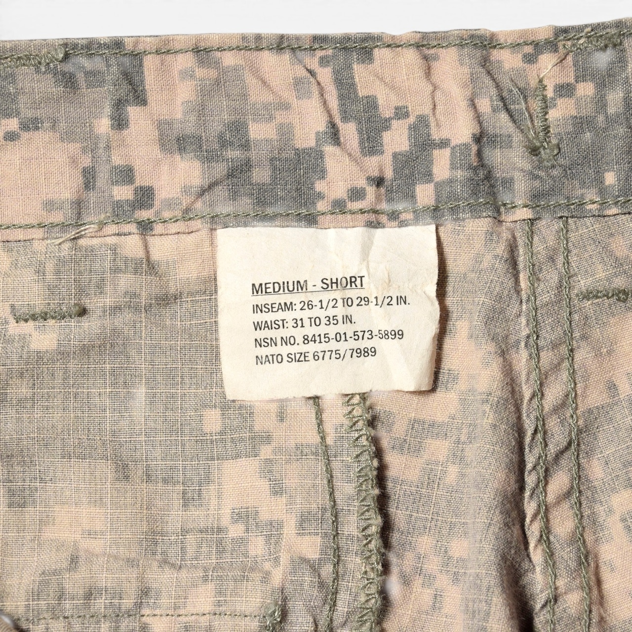 00s U.S. ARMY ACU デジタルカモ カーゴパンツ 米軍実物