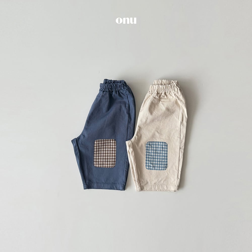 【予約】Check Patch Pants