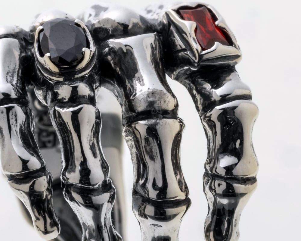 スカルハンドリング2 ACR0312 Skull hand ring II シルバー