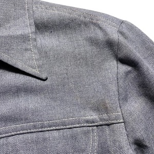 vintage 1970’s LEE gray denim shirt jacket “west cal.45”