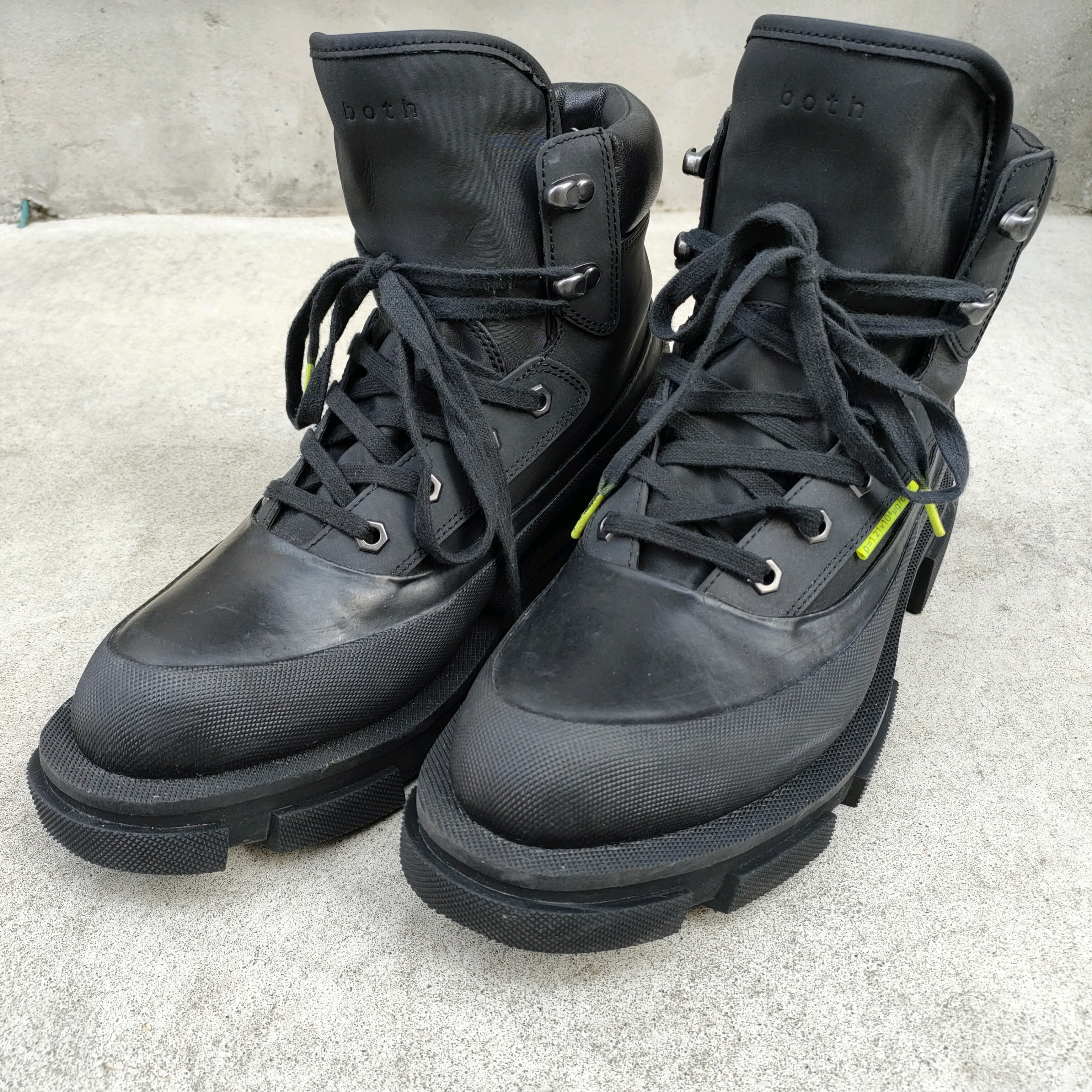 靴bothボース x MONSEモンス GAO HIGH BOOTS レザーブーツ