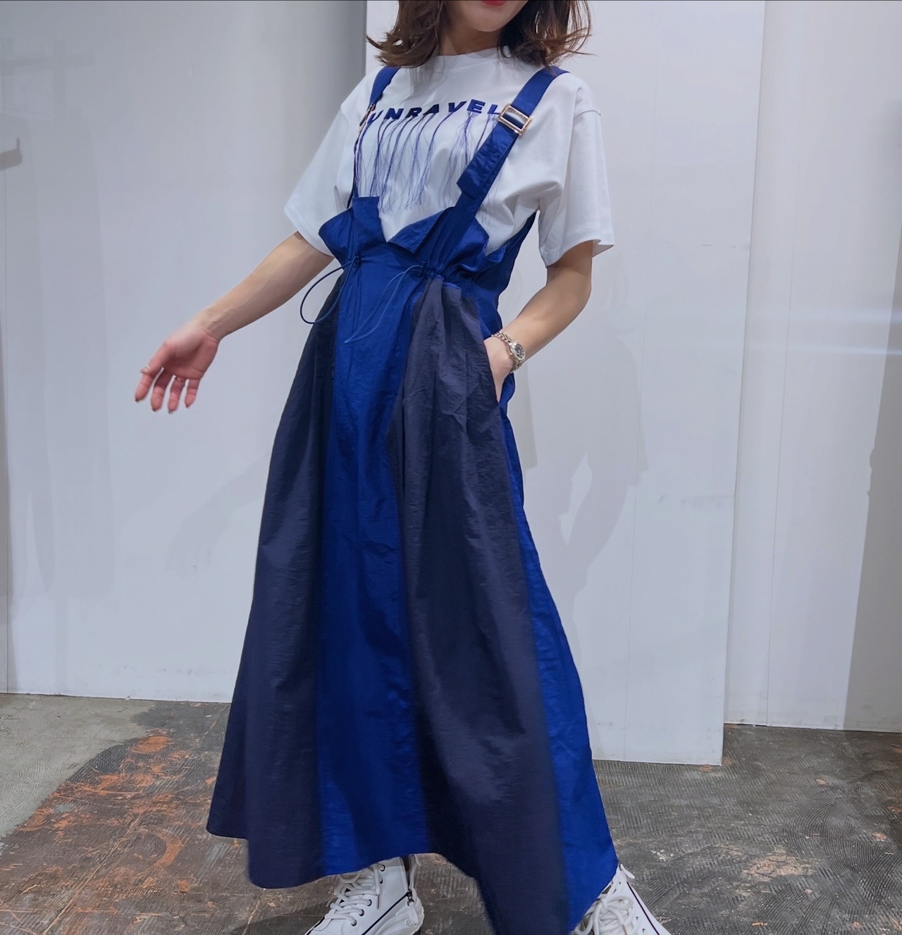 リズレイ RISLEY risley 2WAYジャンバースカート