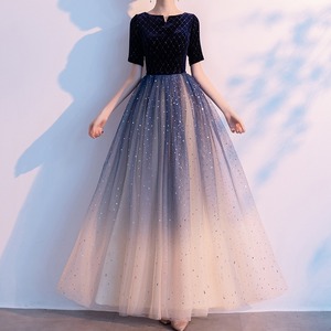 ドレス ワンピース レディース 送料無料 8色 フレア 五分袖 ロング ドッキング レイヤード グラデーション スパンコール グリッター ラメ チュール シフォン チュール Aライン Vネック レース シースルー タイトドレス パーティドレス 袖あり 半袖 フレアスリーブ 透け感 シースルー エレガント 大人可愛い きれいめ ゴージャス 華やか 上品 黒 ブラック ブライダル 披露宴 オケージョン 二の腕カバー 高見え 格上げ 二次会 XS S M L XL 2XL 3XL 4XL 5XL