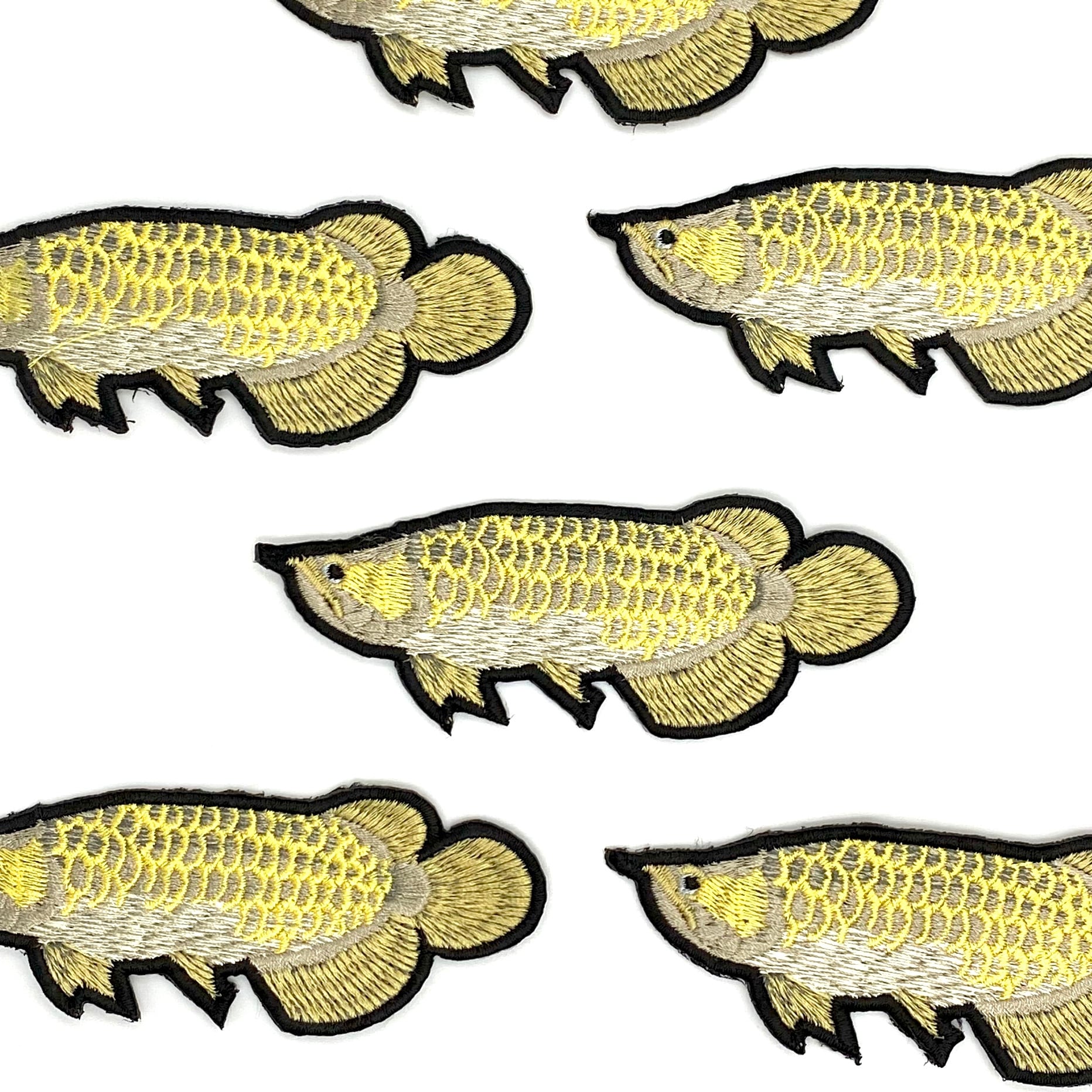 アジアアロワナの刺繍ワッペン | アトリエリジッタ