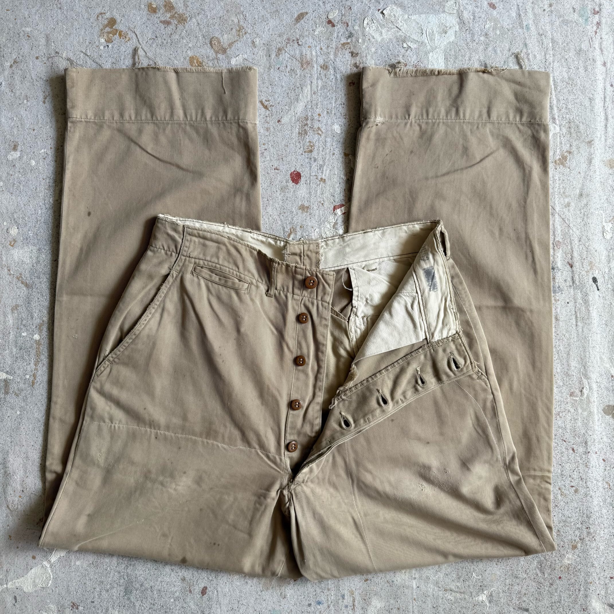 1951's USARMY M-1945 KHAKI W31L31 襤褸 Z231