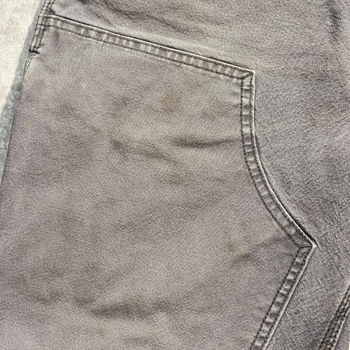 20s グレー ダブルニー Carhartt カーハート パンツ 34×34 詳細写真6