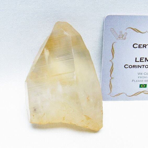 レムリアンシード シトリンクォーツ 原石 ブラジル ミナスジェライス州 コリント産 一点物 171-7253