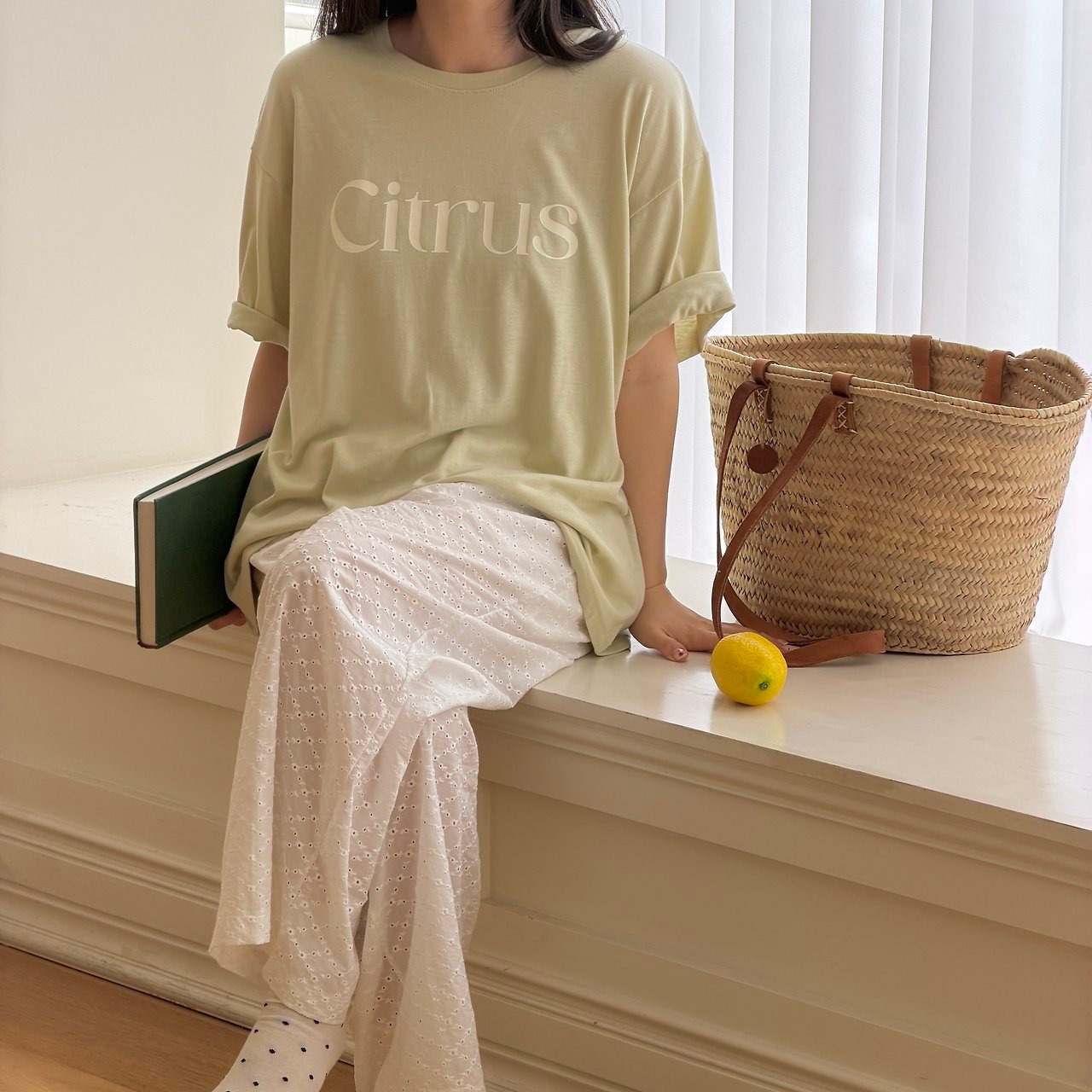 [ninibello] ADULT) Mori Punching Eyelet Pants / [니니벨로] ADULT)모리펀칭아일렛팬츠