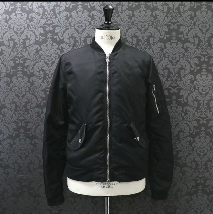 CHROME HEARTS クロムハーツ MA1ジャケット ダブルジップジャケット