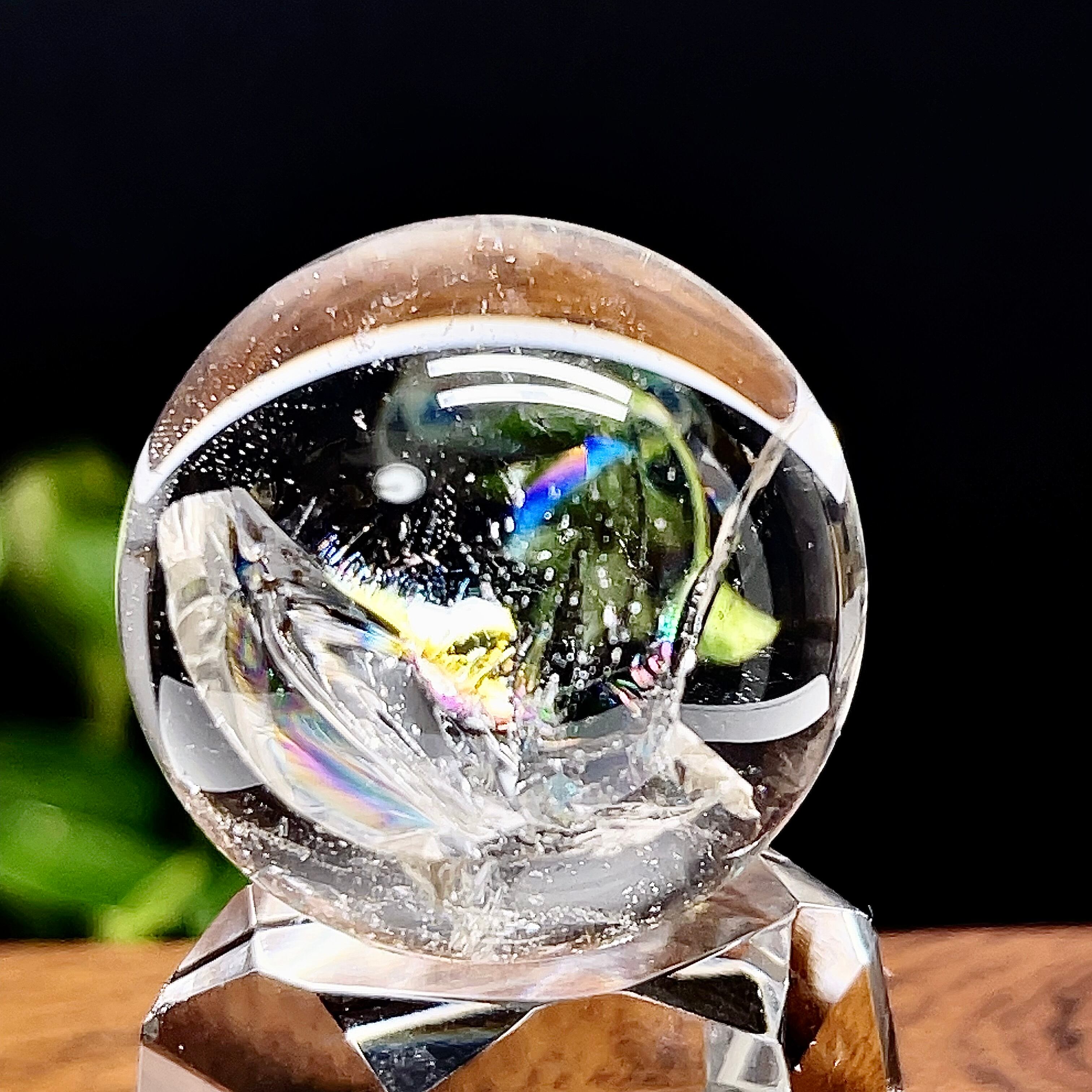 エネルギーを浄化する万能の石/水晶スフィア/パワーストーン/天然石 手堅く 