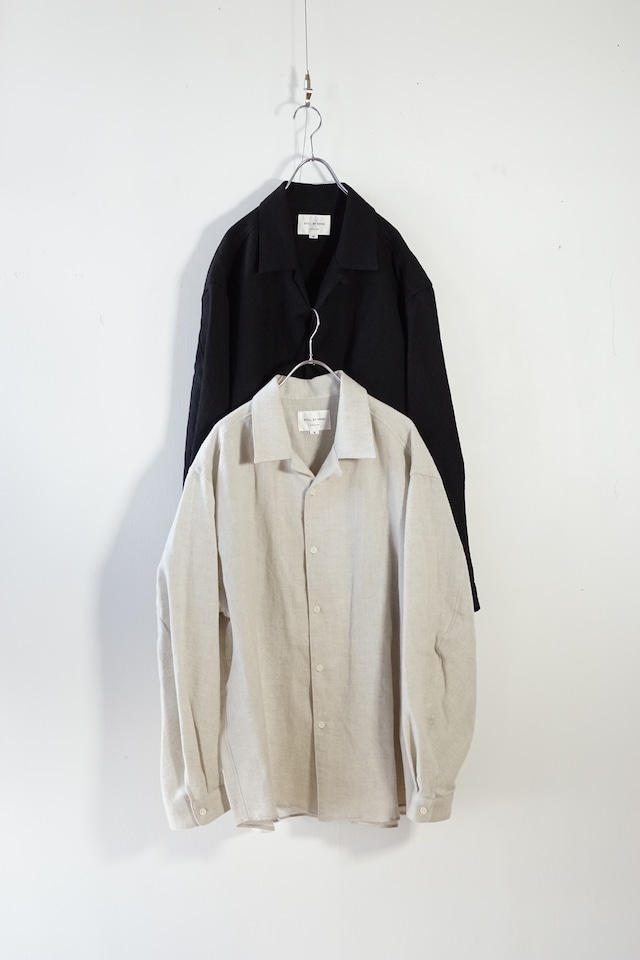 STILL BY HAND  -Wool Linen Shirt Jacket- / SH03264 / スティルバイハンド ウールリネン シャツジャケット