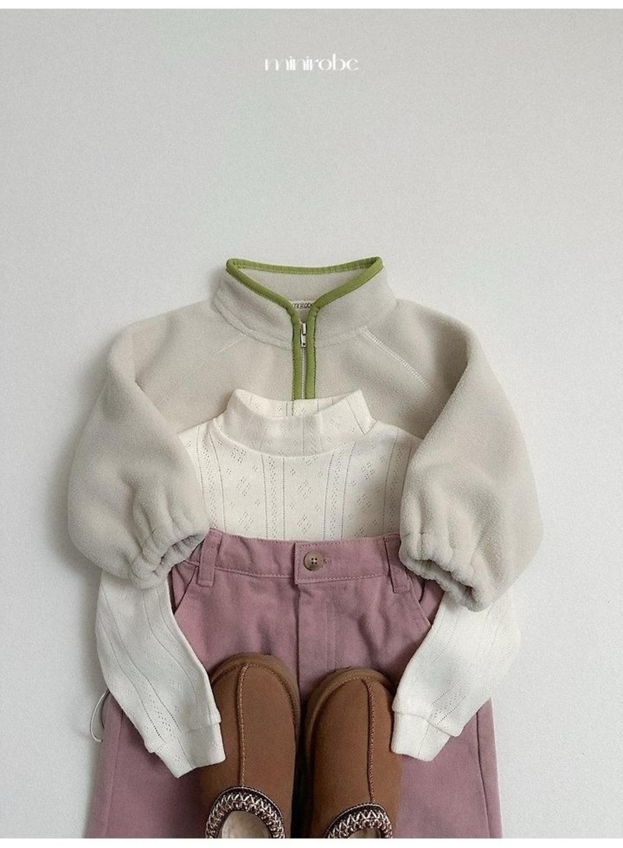 〖取寄〗韓国子供服 / 26winter / minirobe / ボタンピーチパンツ / キッズ *S~XL*