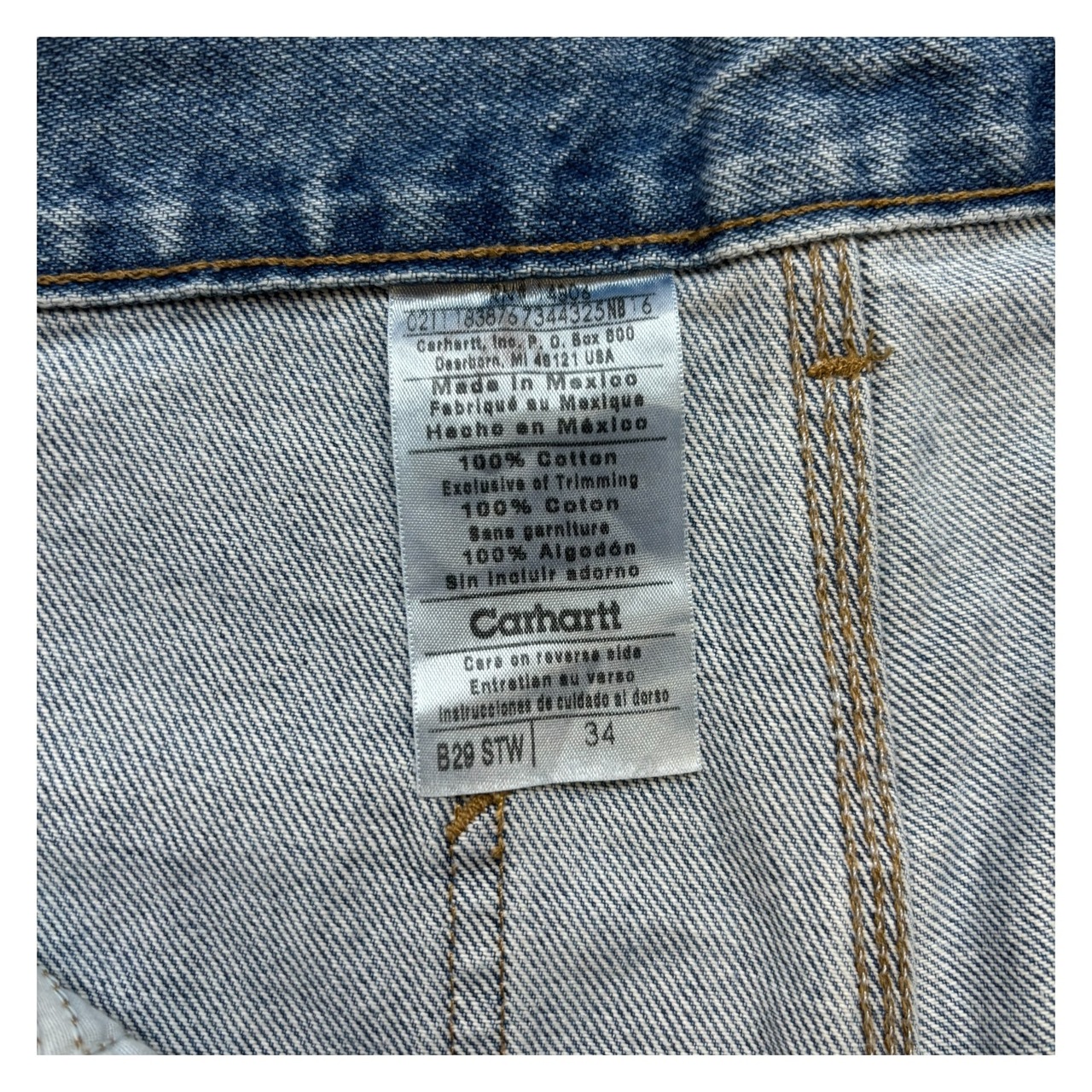 【CARHARTT】カーハート デニムペインターショートパンツ W34