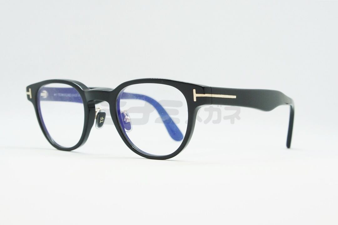 TOM FORD ブルーライトカット TF5783-D-B 001 ウェリントン ボストン