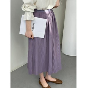 プリーツ フレア ロング スカート 10259