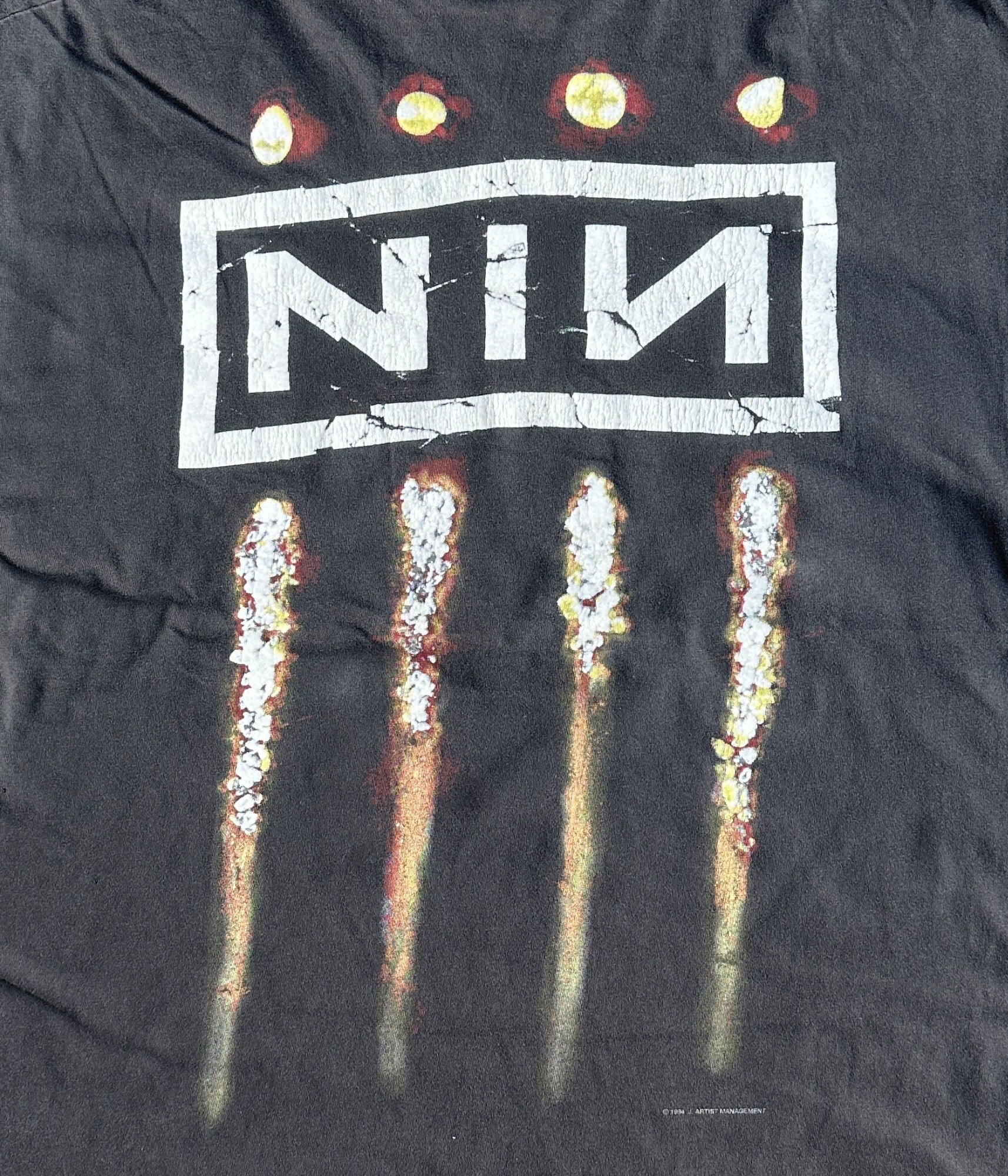 NINE INCH NAILS- Vintage 90s XXL Rock Band T-shirt | BEGGARS NINE INCH NAILS- Vintage 90s XXL Rock Band T-shirt | BEGGARS