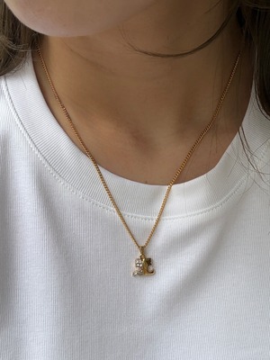 courrèges / vintage logo bijou necklace.