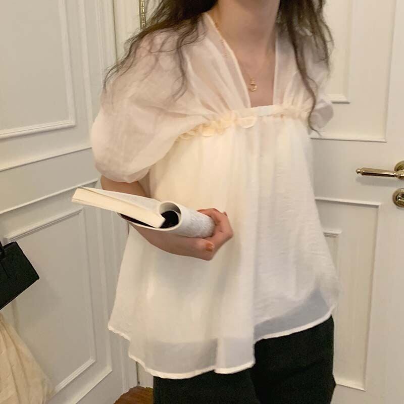 シャツ サマートップス 大人ガーリー スウィート キュート カジュアル 夏物 モンロー6122530460