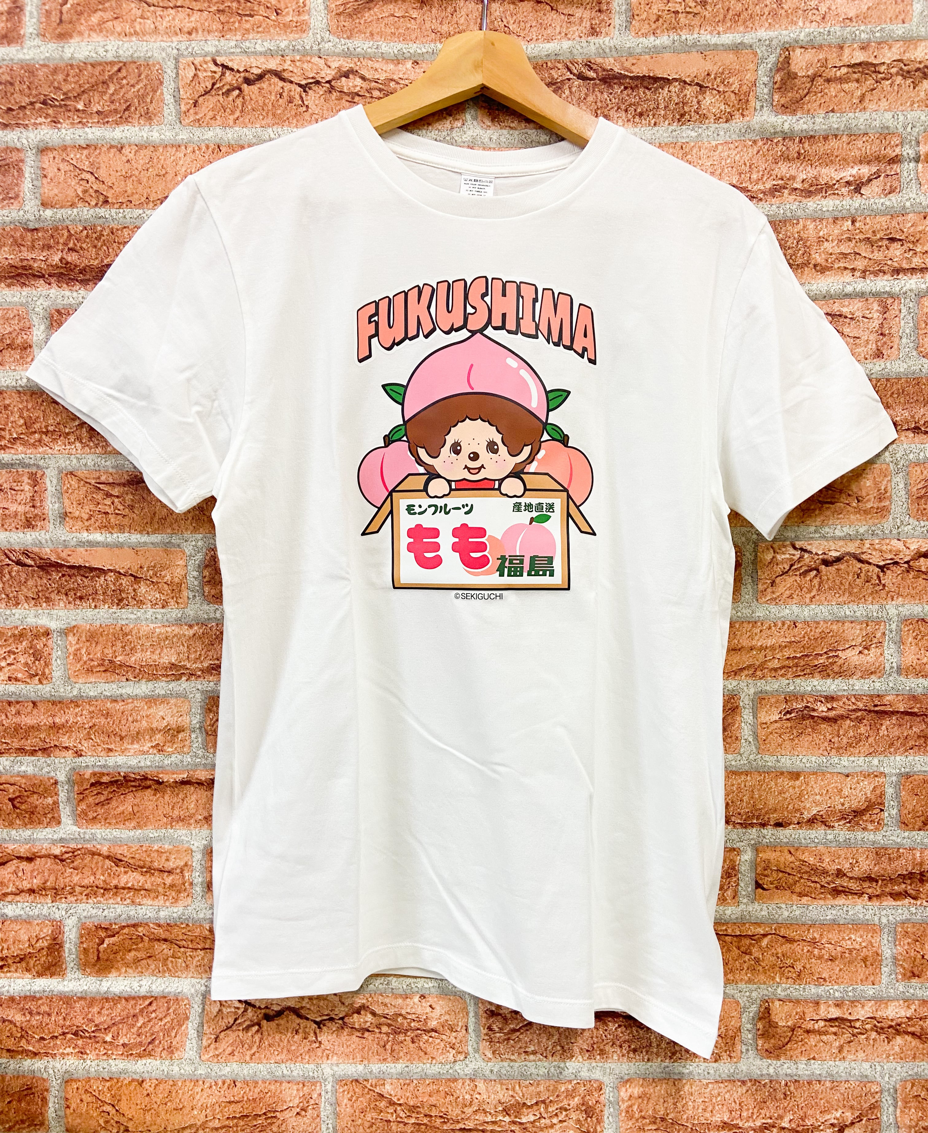 福島モンチッチ Tシャツ もも ホワイト | burlyオフィシャル通販ショップ