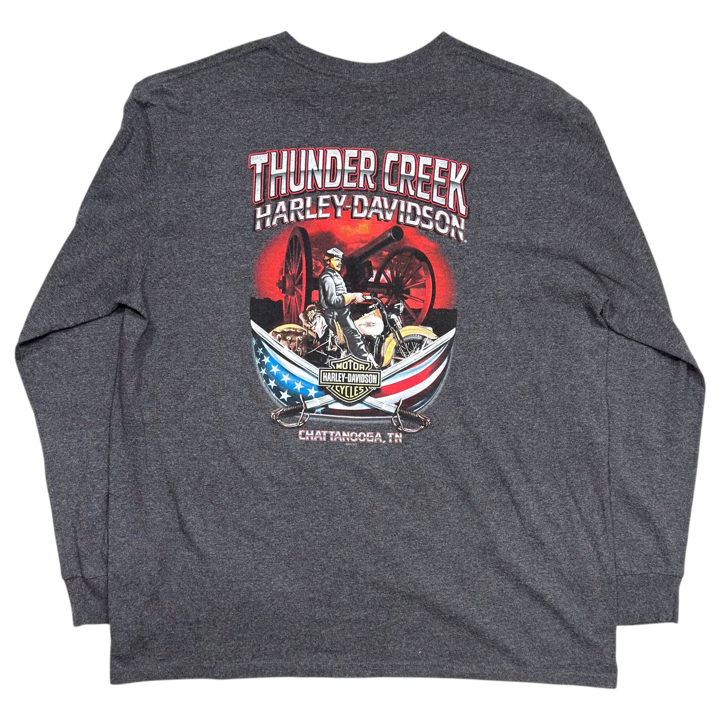 Old Harley-Davidson Thunder Creek Chattanooga L/S Tee | US TOKYO
