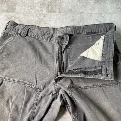 20s グレー ダブルニー Carhartt カーハート パンツ 36×32 詳細写真8
