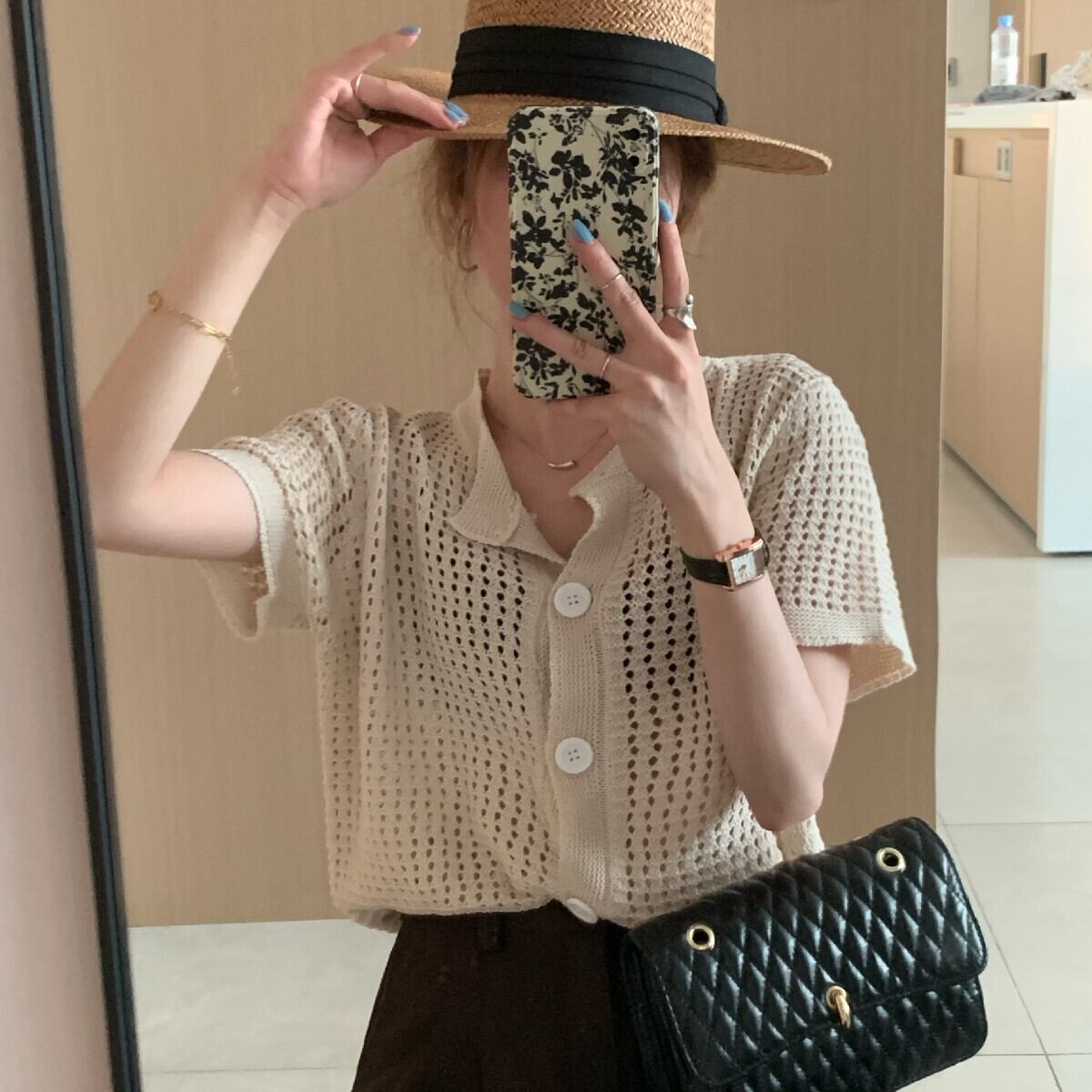 スタイルルーズニットカーディガンサマーカジュアルジャケット 夏物 モンロー18308213823