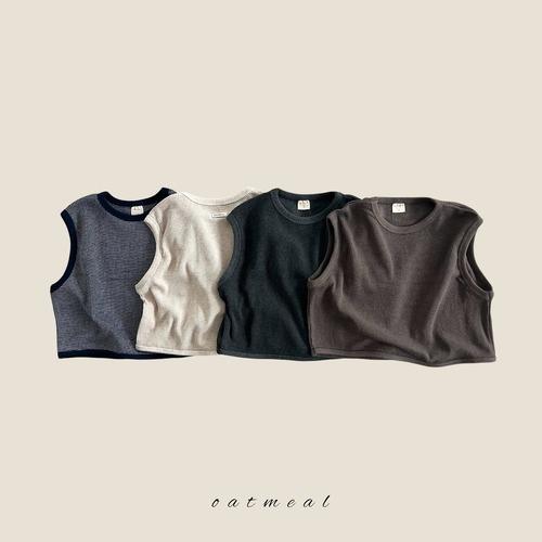 oatmeal［取寄］waffle vest 26autumn