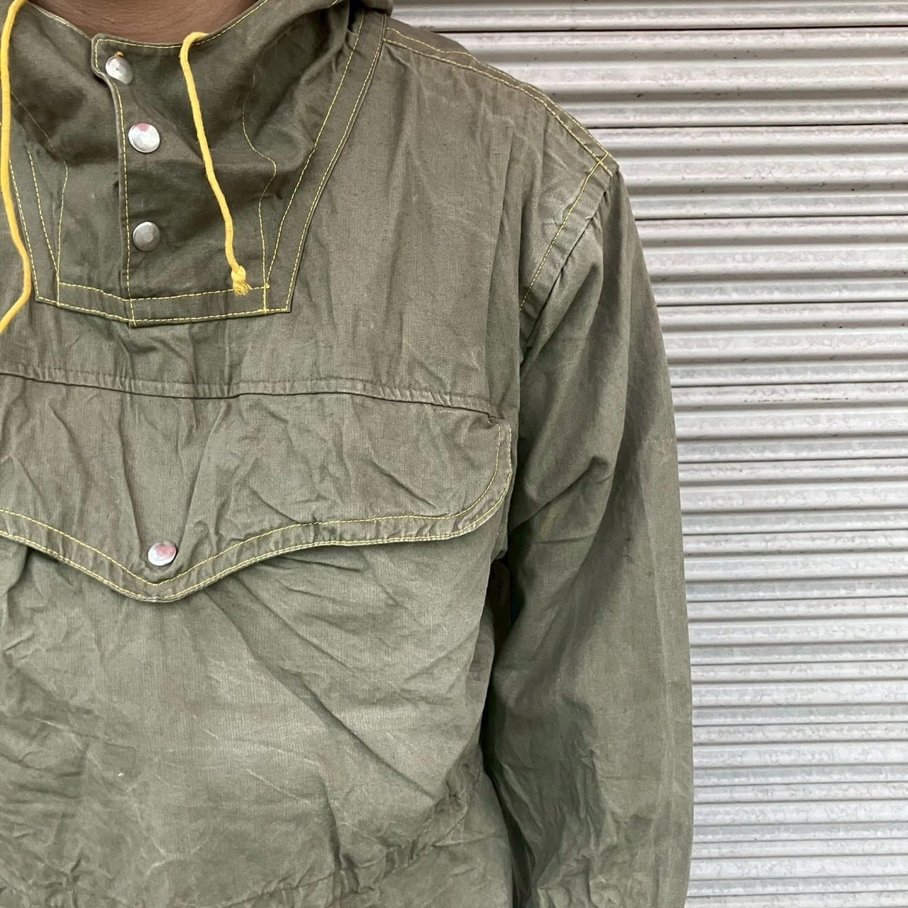 ブルガリア軍 アノラック パーカー ユーロミリタリー ヴィンテージ 古着 60s ブルガリア軍 実物 ヴィンテージ アノラック プルオーバー