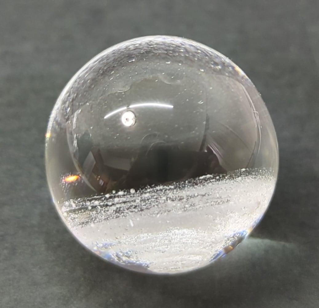 永遠」遺骨ガラスのガラス玉（M） | glass with