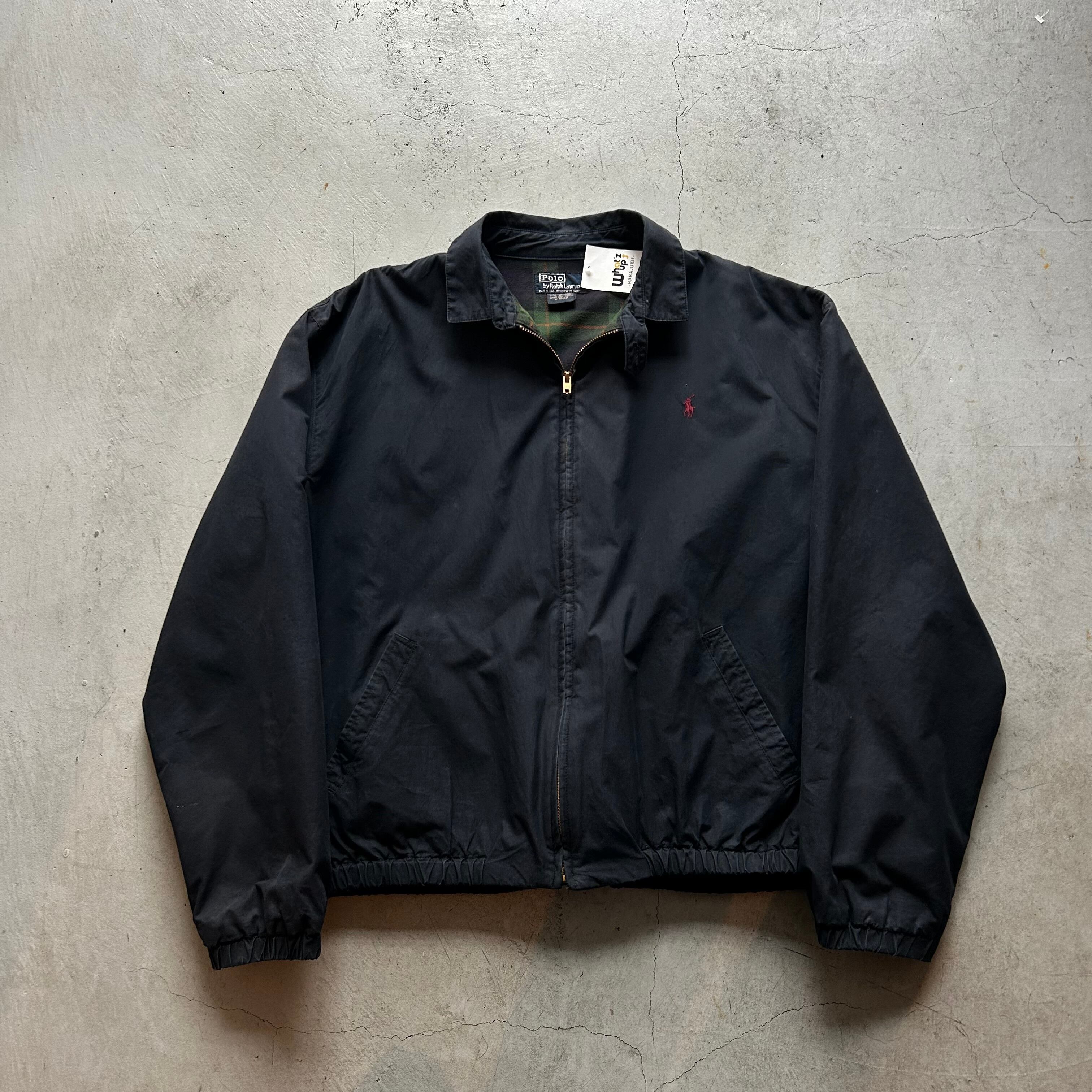 Early 1990s POLO Ralph Lauren swing top jacket "Dark Navy" (8)【高円寺店】