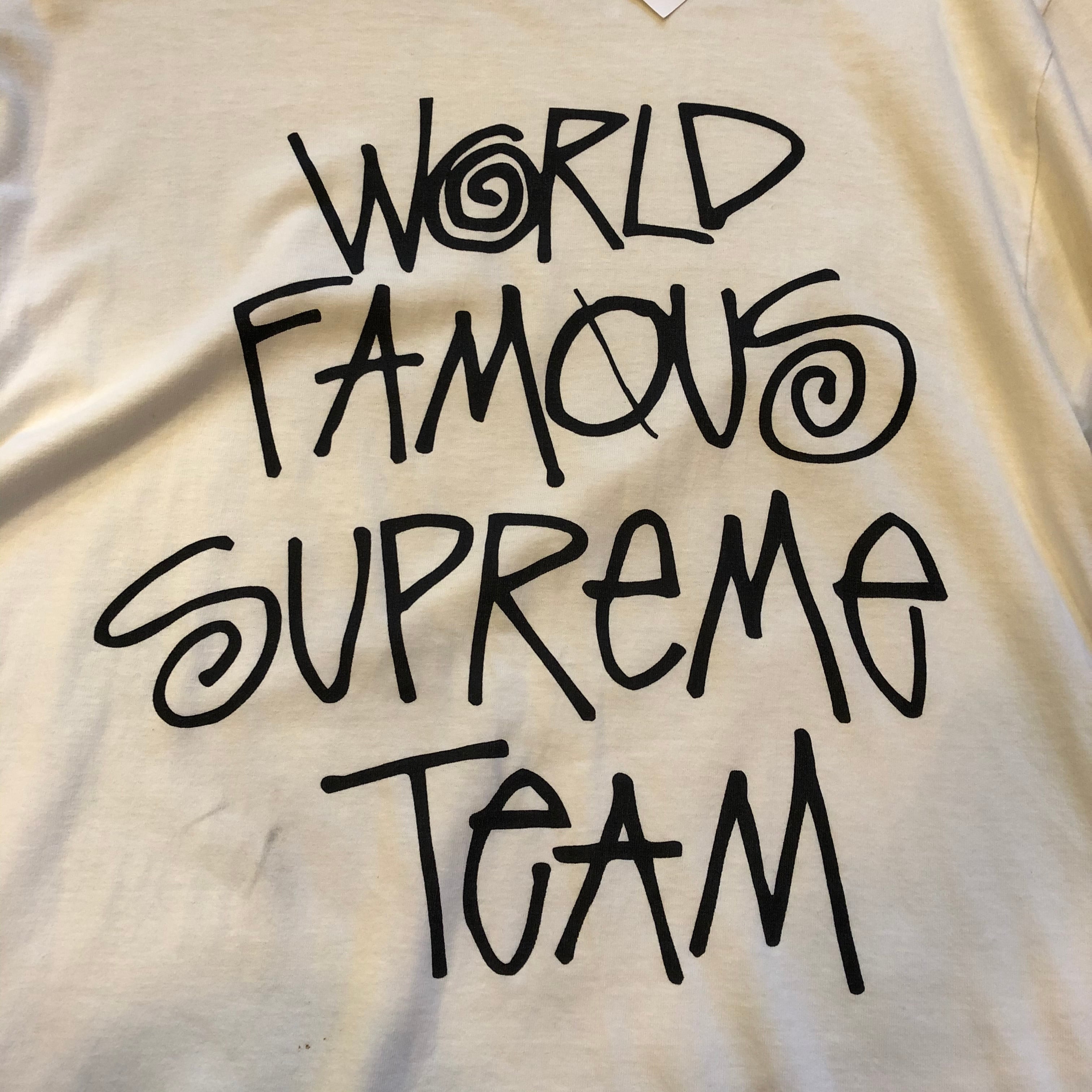 名作 supreme world famous supreme teamTシャツ