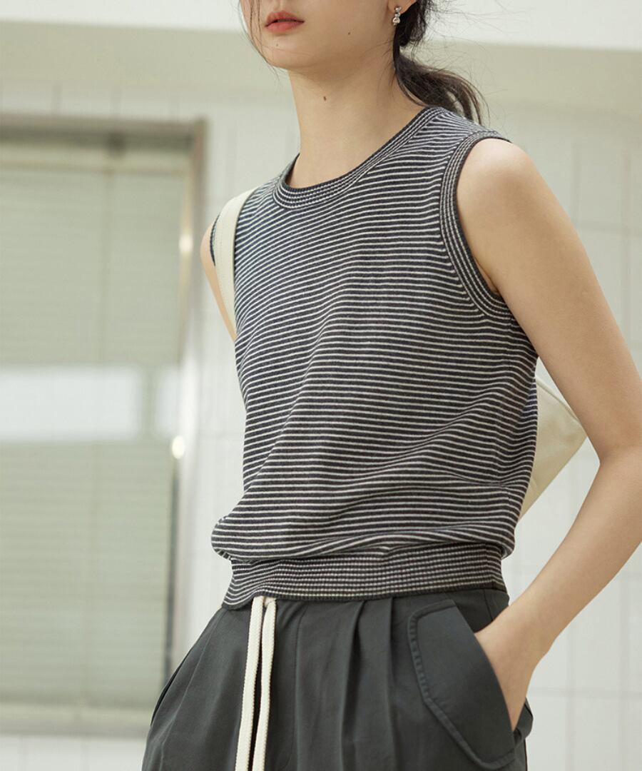 ボーダータンクトップ【t-10178】